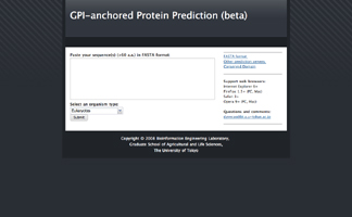 GPI-anchored protein predictor